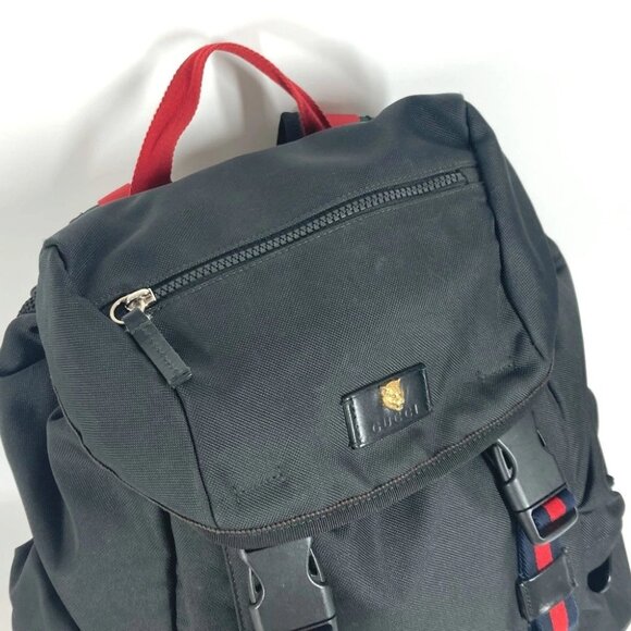 GUCCI 429037 Webline Sherryline Embroidered Tiger sherry line bag Backpack - Picture 7 of 15